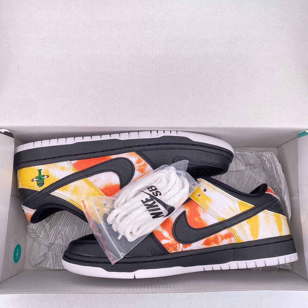 Nike SB Dunk Low "Raygun Tie-Dye Black" 2019 Used Size 7.5