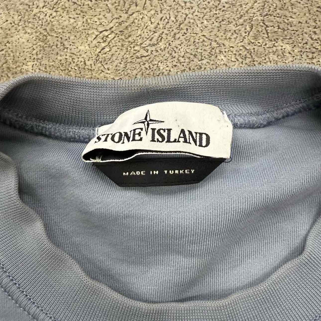 Stone Island Crewneck Sweater "PATCH" Blue Used Size XL