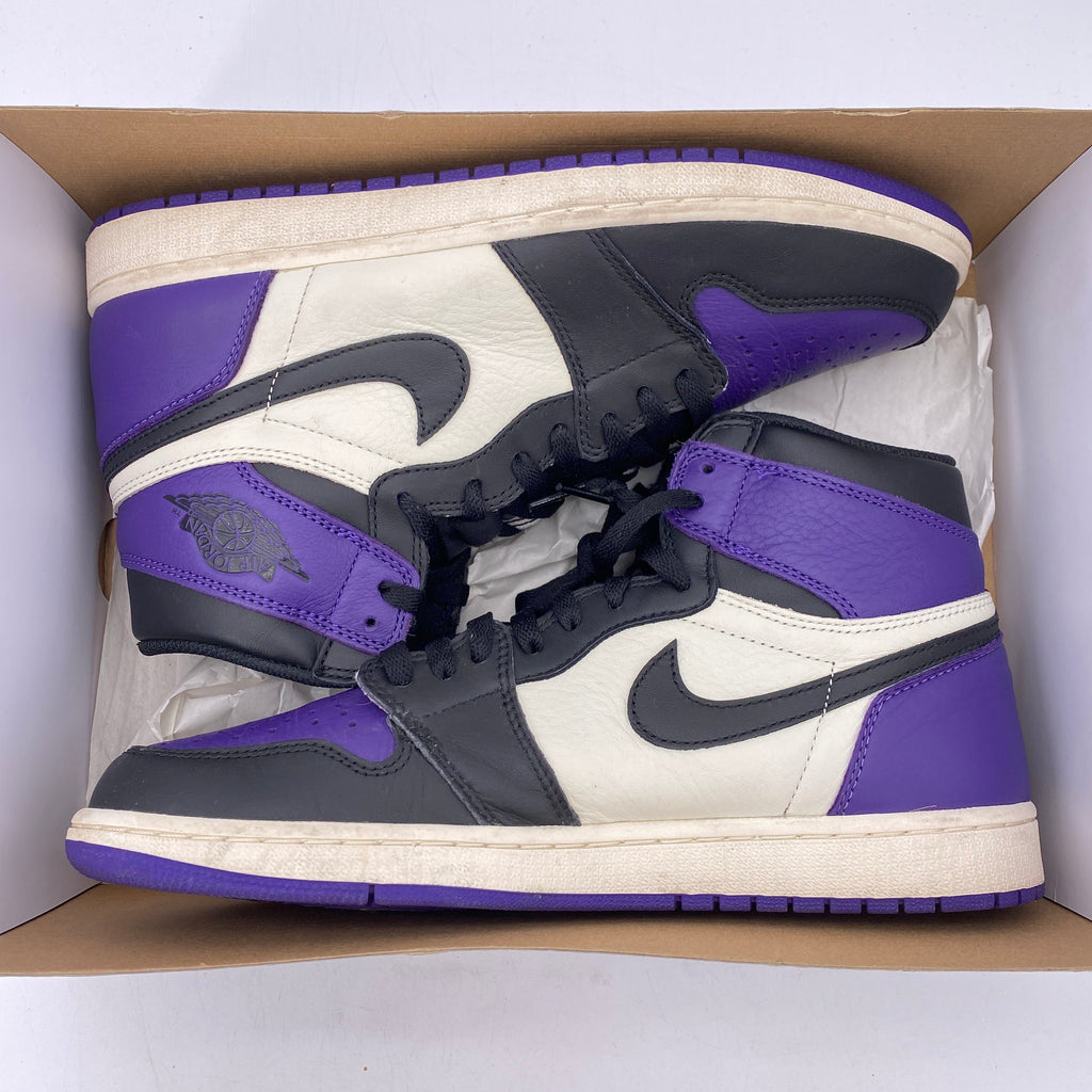 Air Jordan 1 Retro High OG "Court Purple" 2018 Used Size 10.5