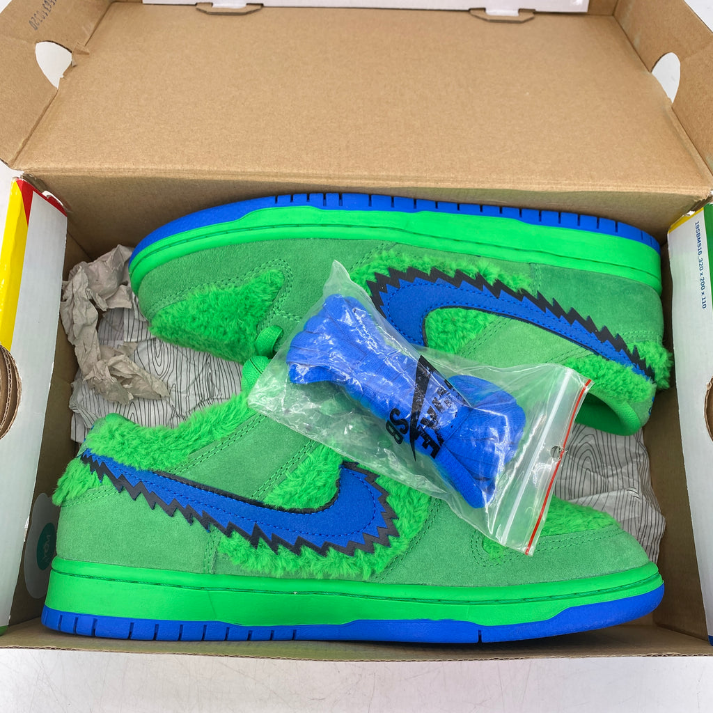 Nike SB Dunk Low "Grateful Dead Green" 2020 Used Size 8