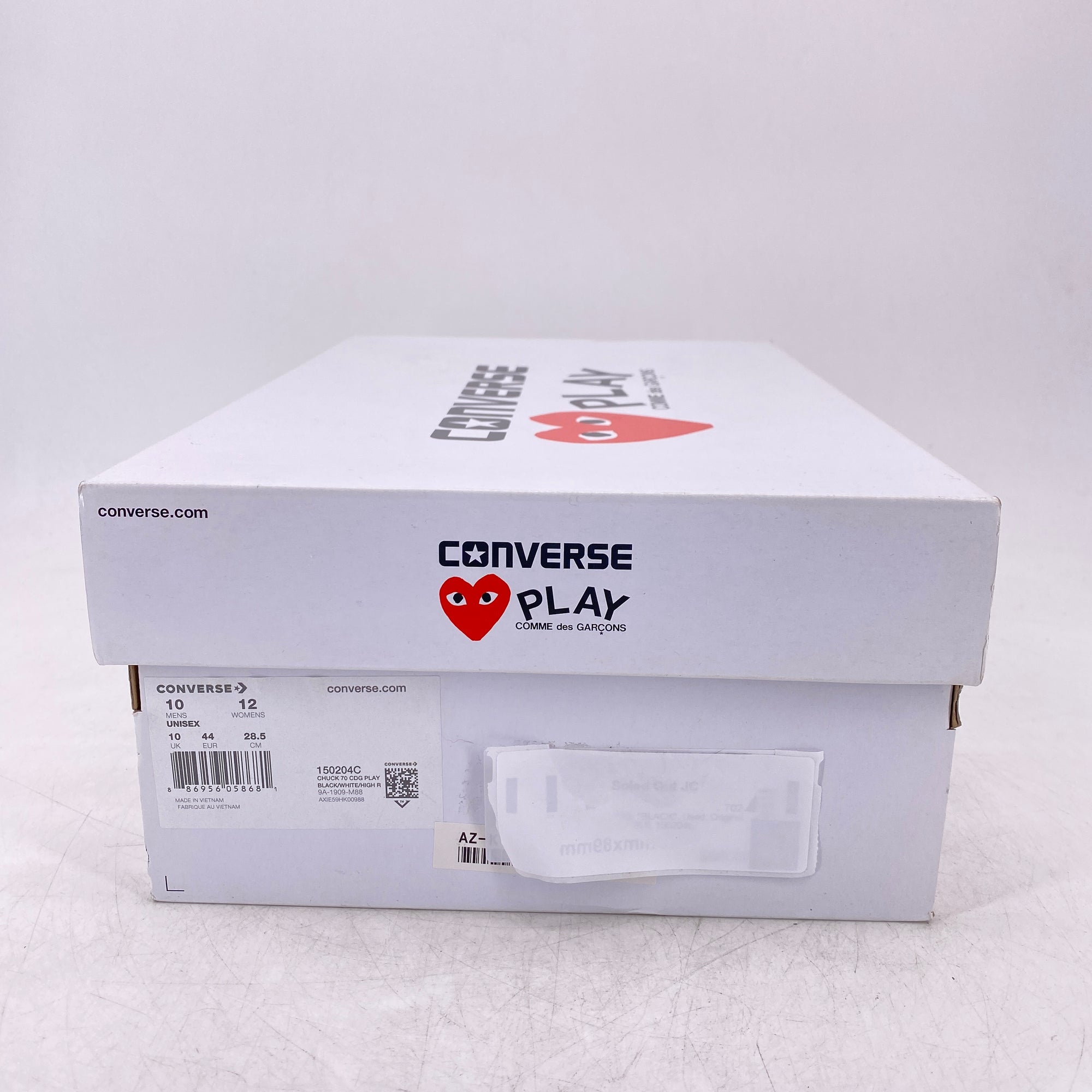 Converse Chuck 70 / CDG &quot;Black&quot; 2015 Used Size 10