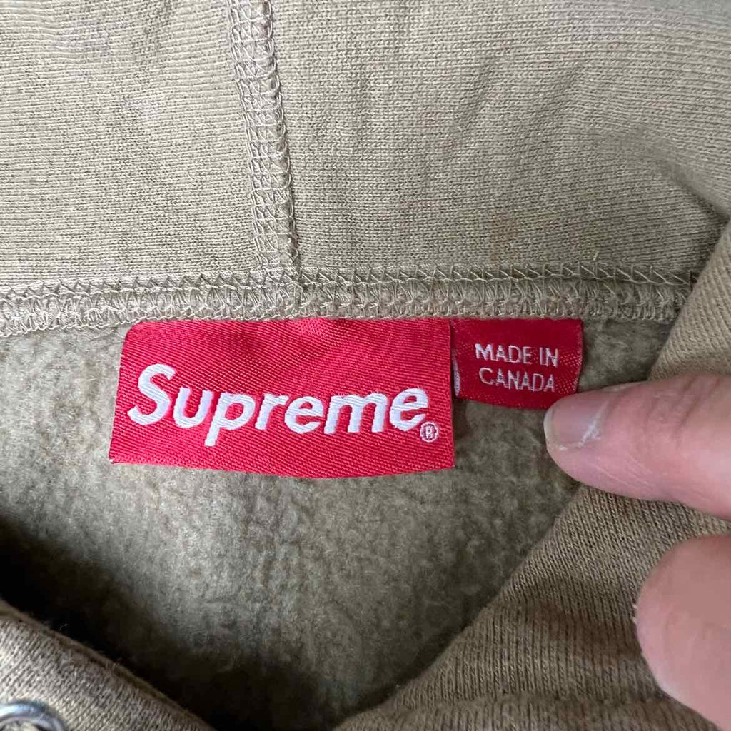 Supreme Hoodie "BOX LOGO" Dark Sand Used Size XL