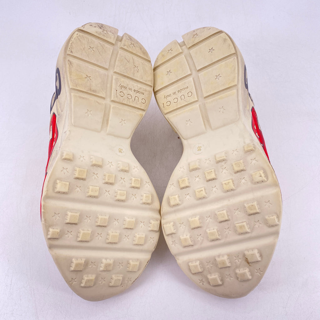 Gucci (W) Rython "Mouth Print"  Used Size 35