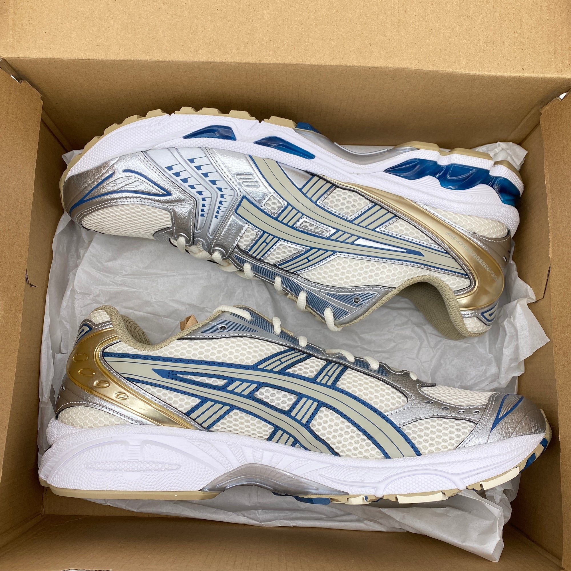 Asics Gel-Kayano 14 &quot;Cream Pure Silver Champagne&quot; 2021 New Size 13