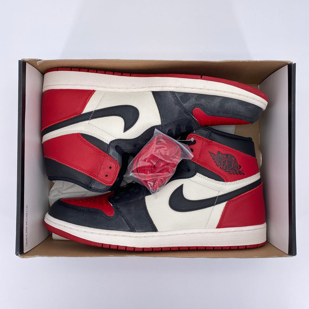 Air Jordan 1 Retro High OG "Bred Toe" 2018 New Size 14