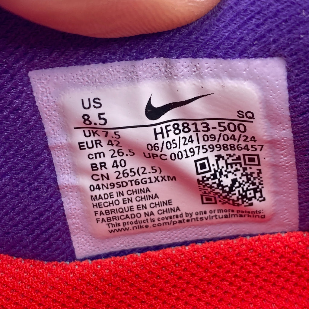 Nike Air Max 1 "Supreme Varsity Purple" 2025 New Size 8.5