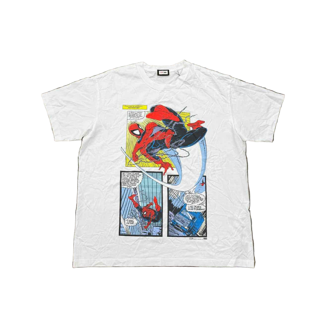 Kith T-Shirt "SPIDER-MAN NYC" White New Size XL