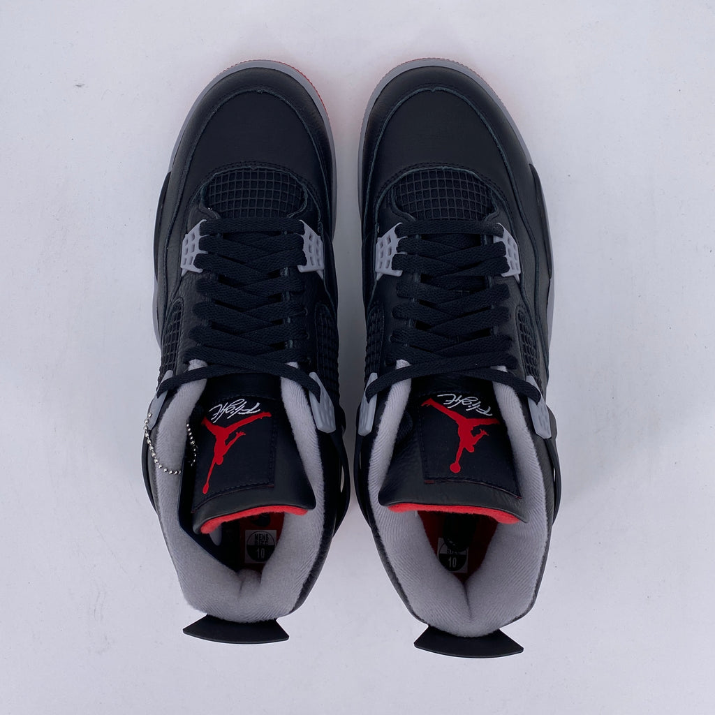 Air Jordan 4 Retro "Bred Reimagined" 2024 New Size 10