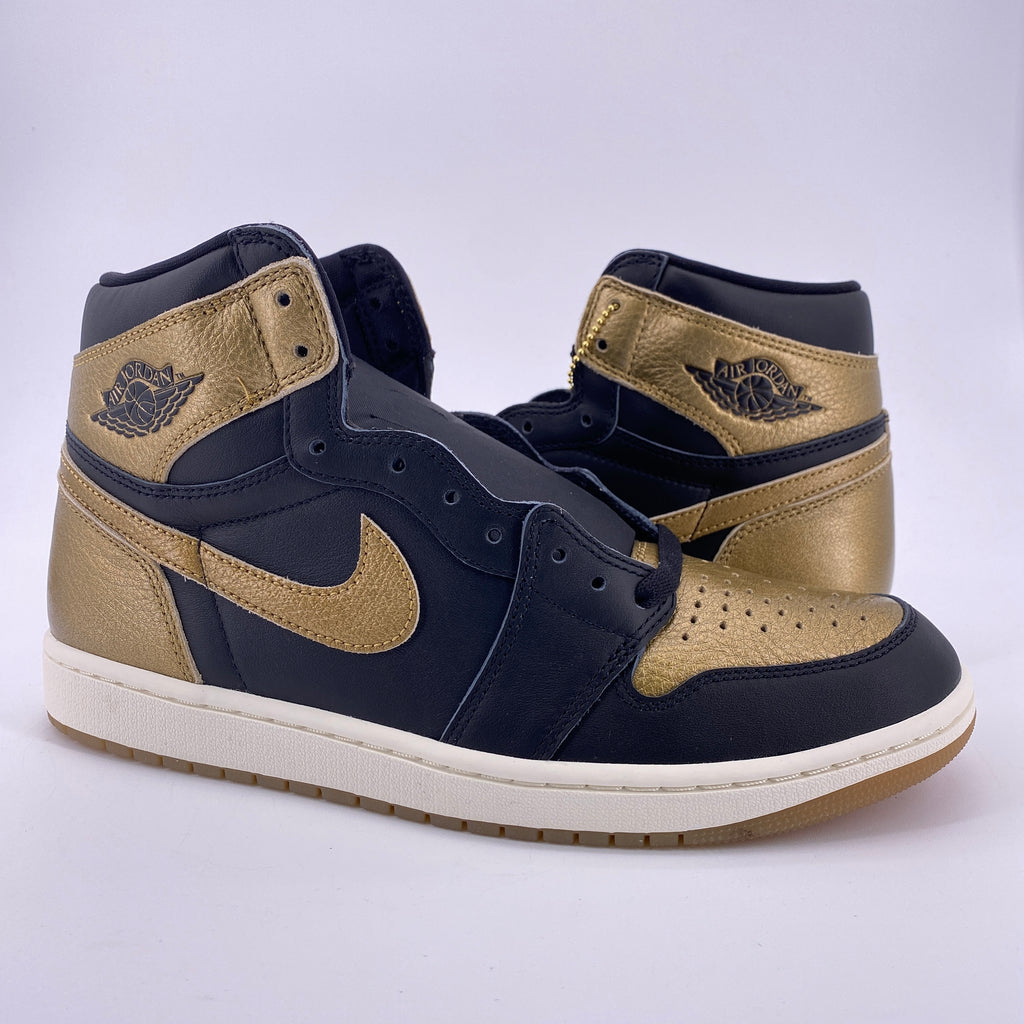 Air Jordan 1 Retro High "Black Metallic Gold" 2024 New Size 10
