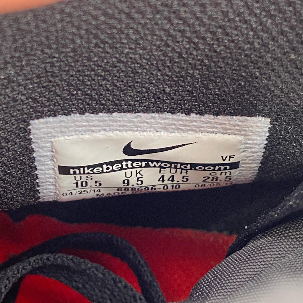 Nike Air Force 1 High Supreme "World Famous Black" 2014 Used Size 10.5