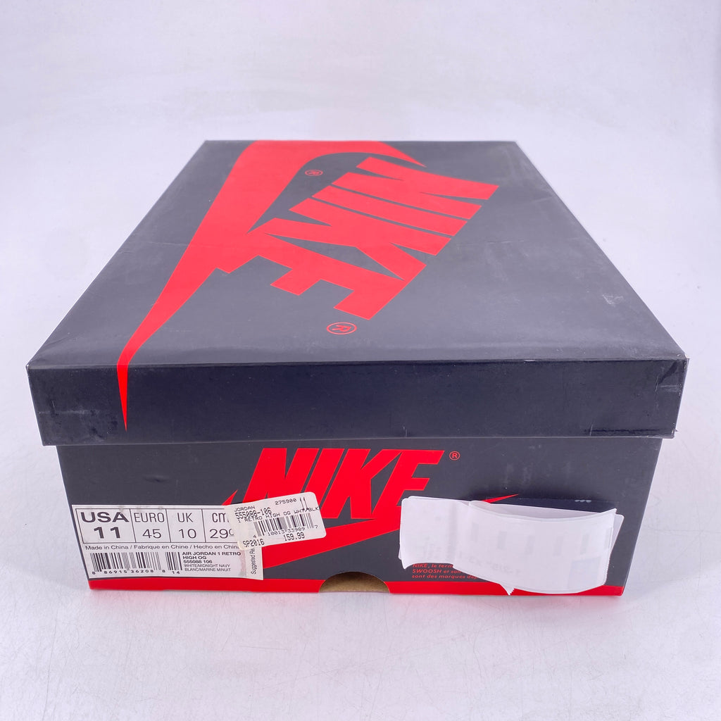 Air Jordan 1 Retro High OG "Metallic Navy" 2016 Used Size 11