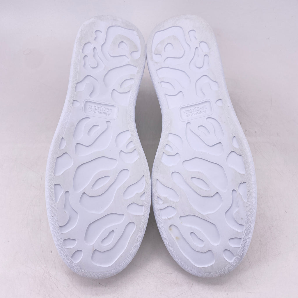 Alexander McQueen Oversized Sneaker "White Blue"  Used Size 45.5