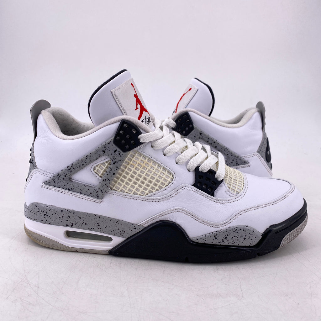 Air Jordan 4 Retro "White Cement" 2016 Used Size 9.5