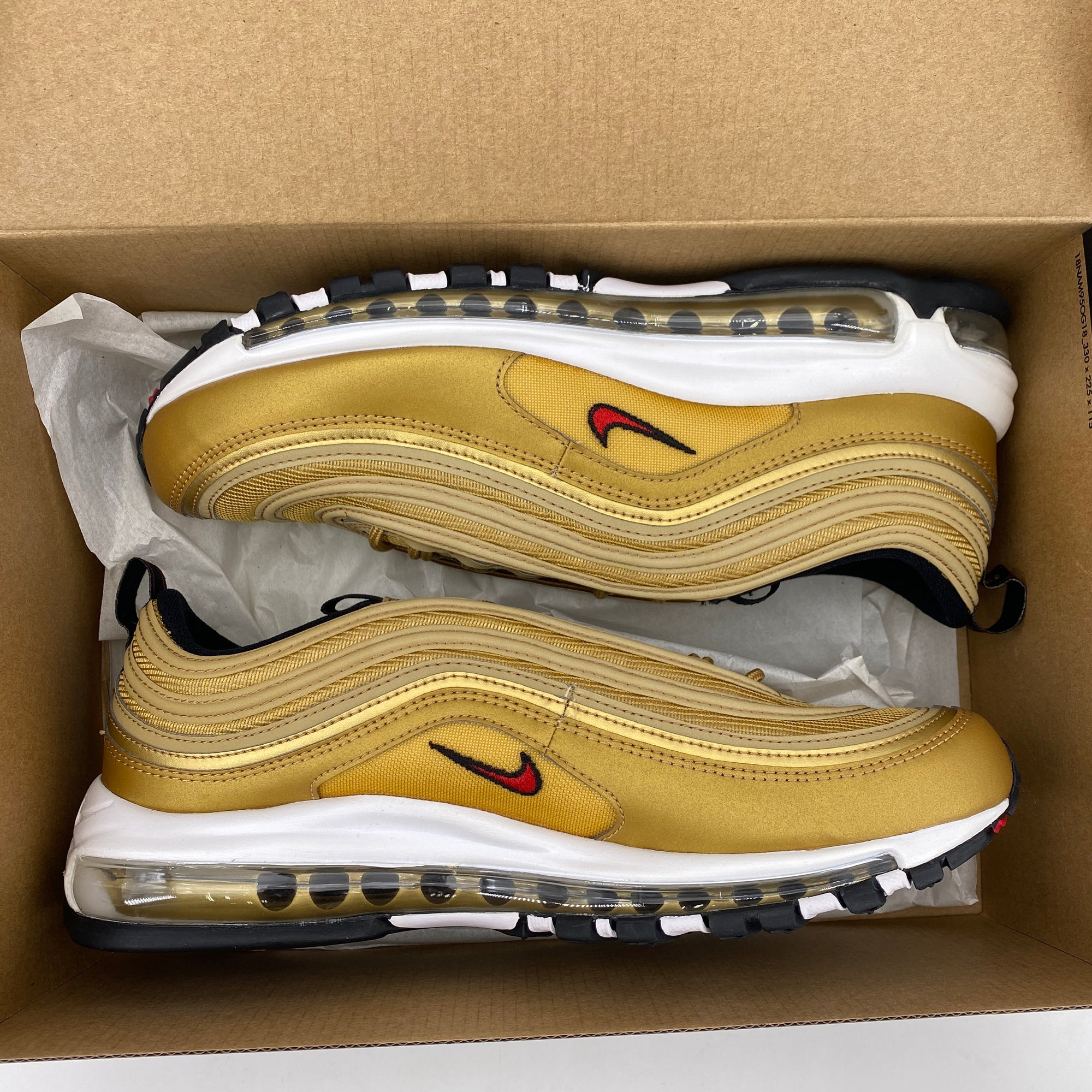 Nike Air Max 97 &quot;Golden Bullet&quot; 2023 New Size 10.5