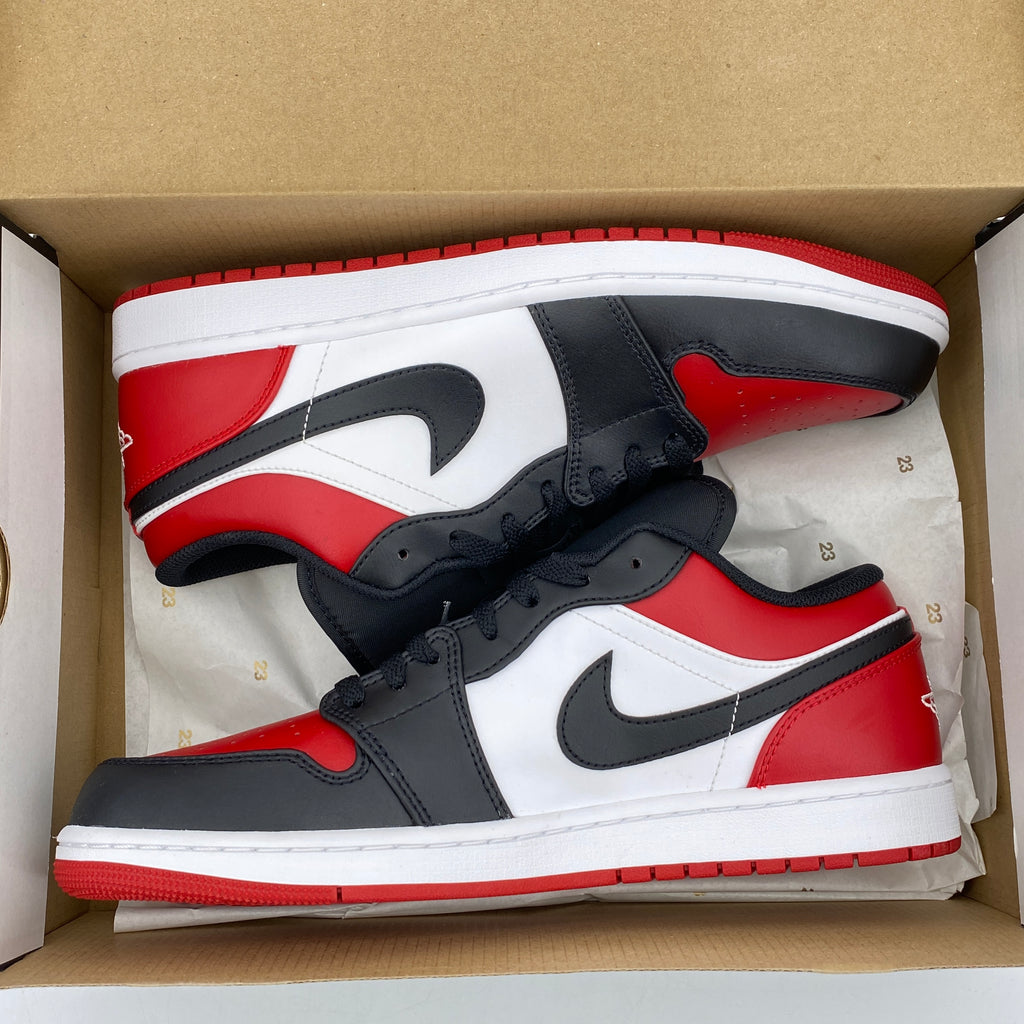 Air Jordan 1 Low "Bred Toe" 2021 New Size 11.5