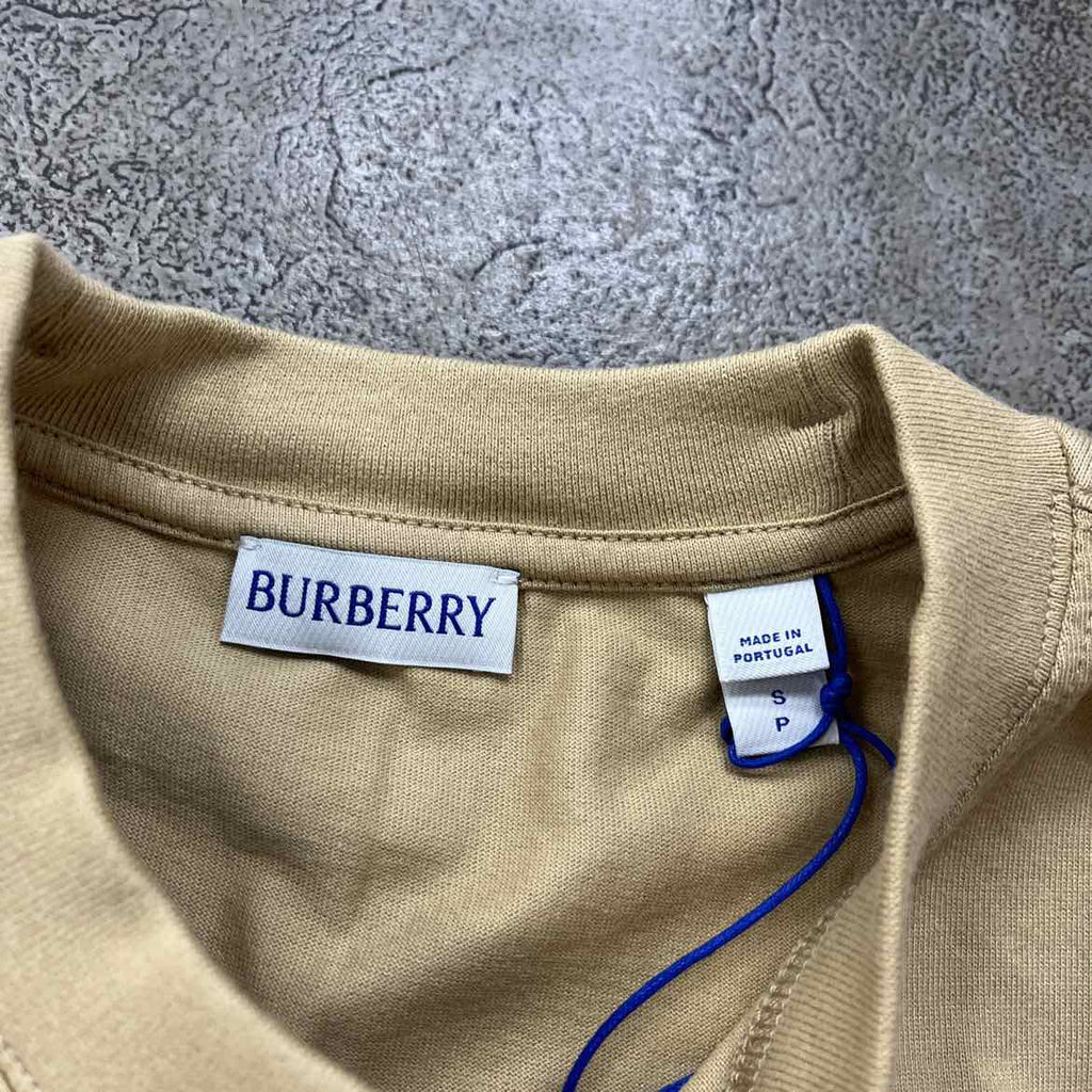 Burberry T-Shirt "LOGO" Flax New Size S