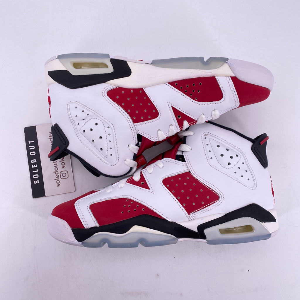 Air Jordan (GS) 6 Retro "Carmine" 2021 New Size 4.5Y