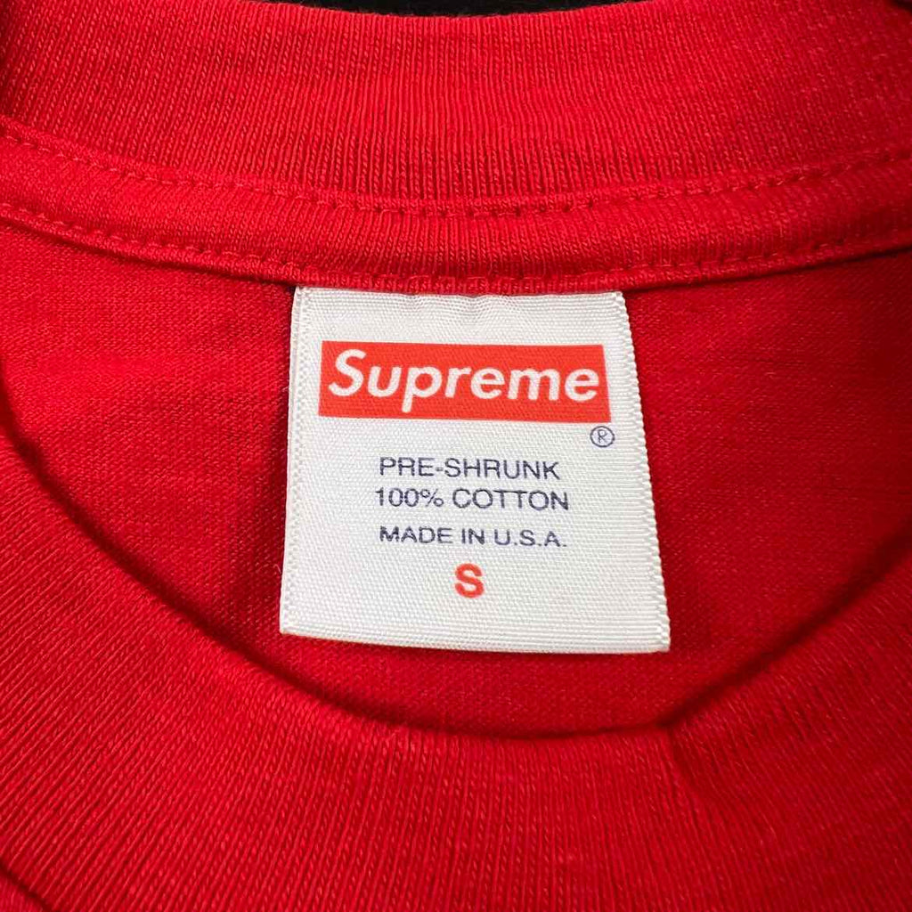 Supreme T-Shirt "MIDDLE FINGER TO THE WORLD" Red New Size S