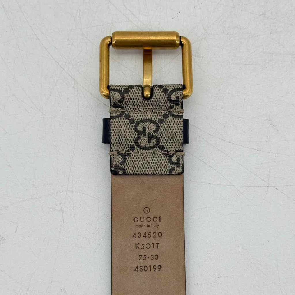 Gucci Belt "SNAKE" New Beige Size 75