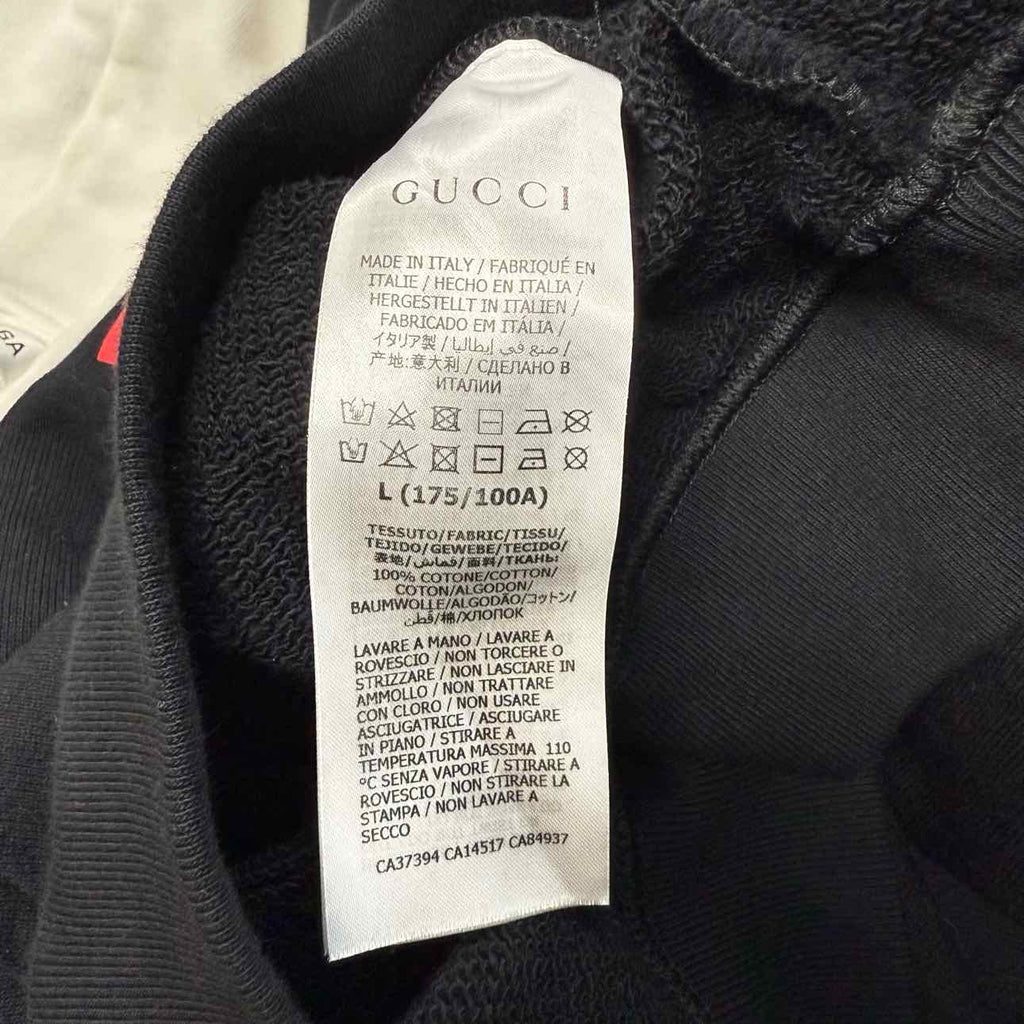 Gucci Hoodie "ORIGINAL GG" Black Used Size L
