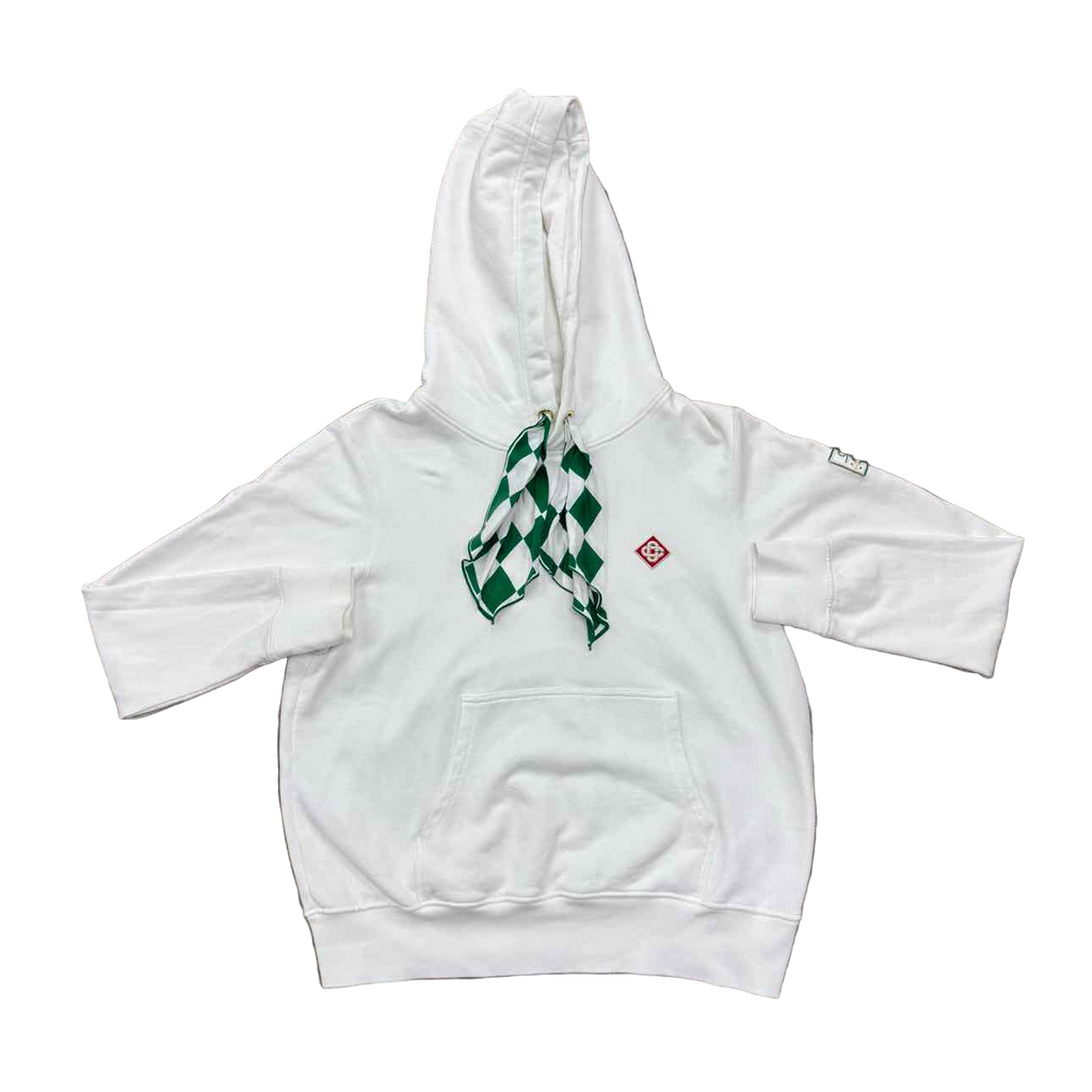 Casablanca Hoodie "SILK SCARF" White Used Size L