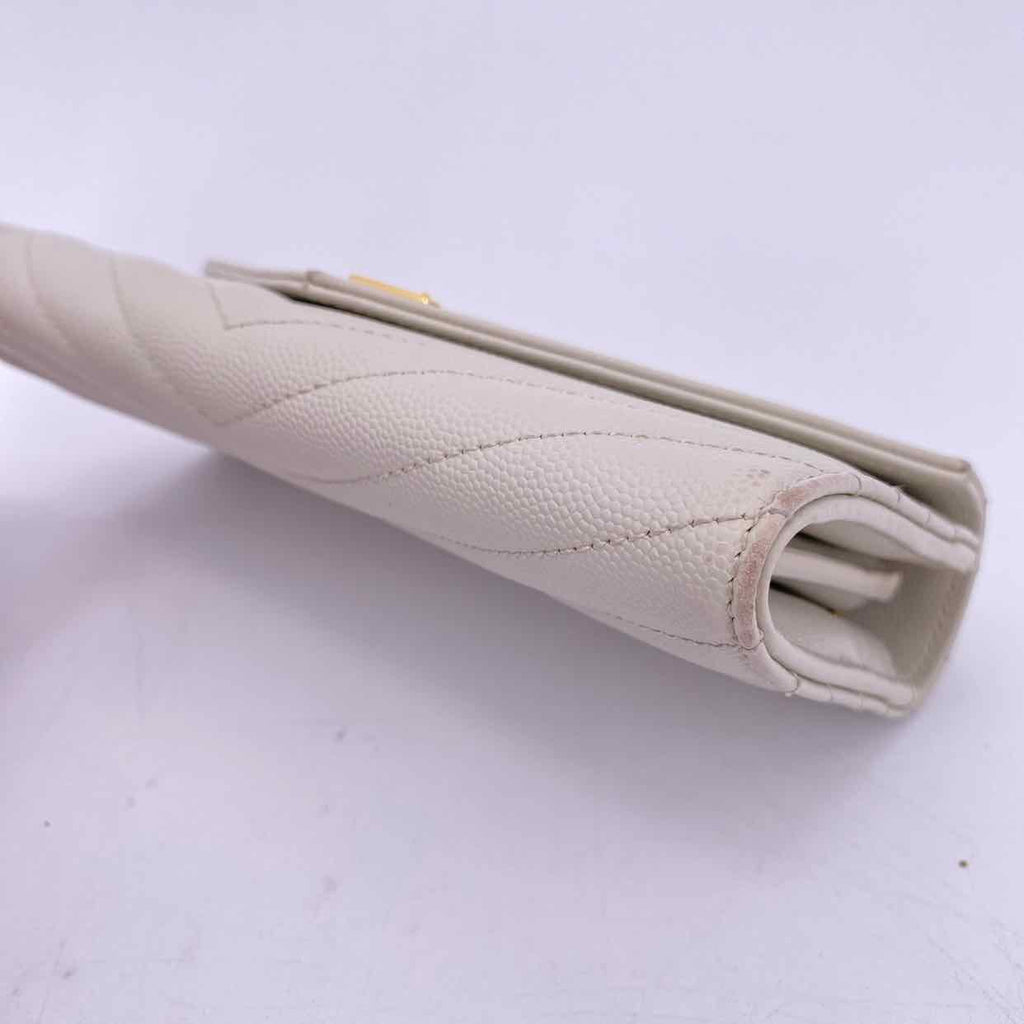 YSL Wallet Used Cream