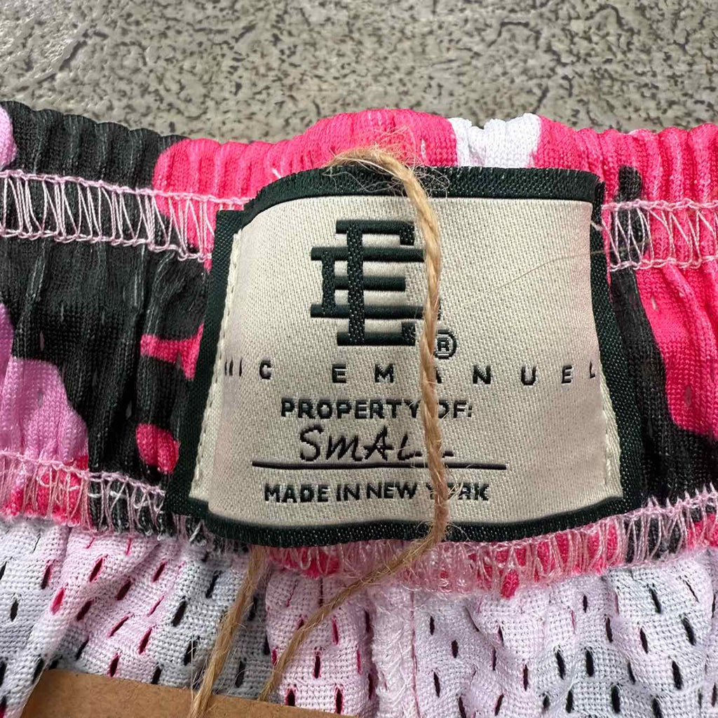 Eric Emanuel Mesh Shorts "CAMO" Pink New Size S