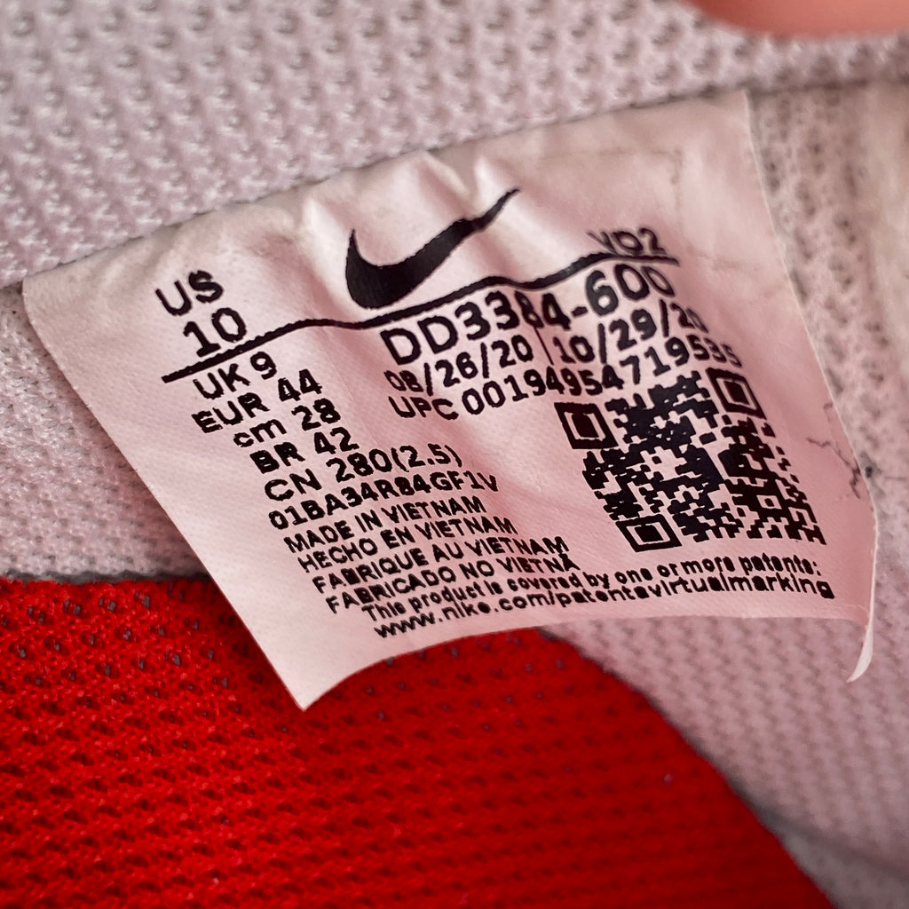 Nike Air Force 1 '07 "Love Letter" 2021 Used Size 10
