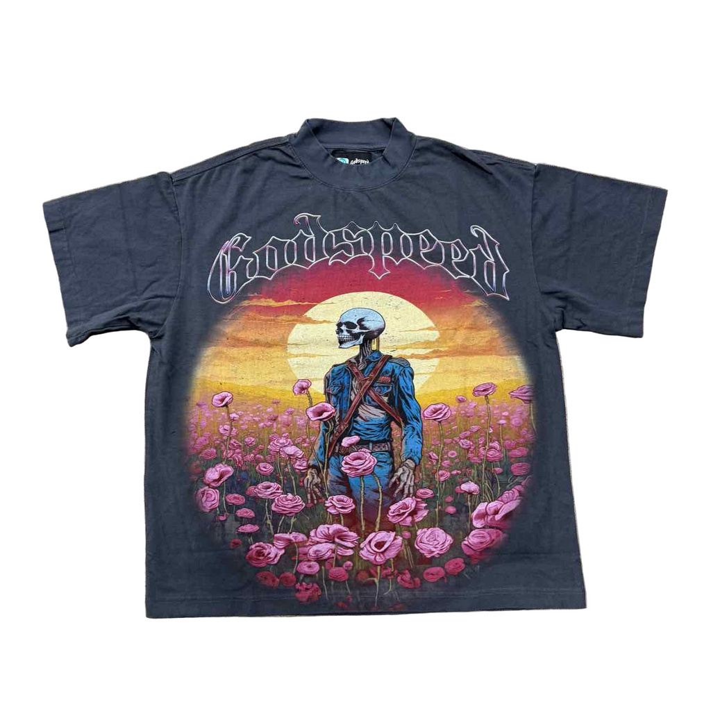 Godspeed T-Shirt "OPEN FIELDS" Black New Size S