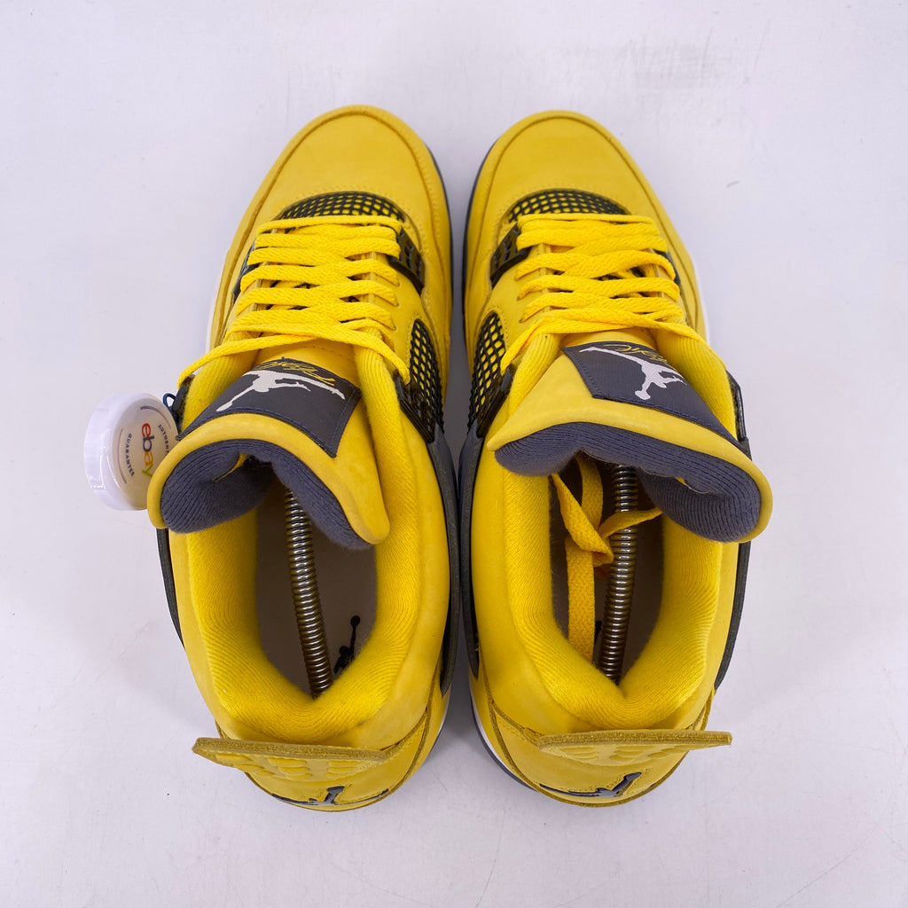 Air Jordan 4 Retro "Lightning" 2021 New Size 11.5