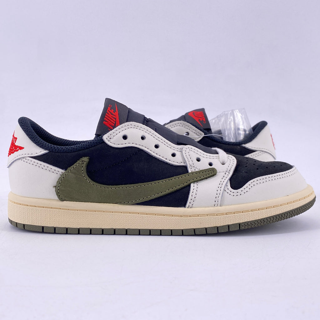 Air Jordan 1 Low OG SP (PS) "Travis Scott Olive" 2023 New Size 3Y
