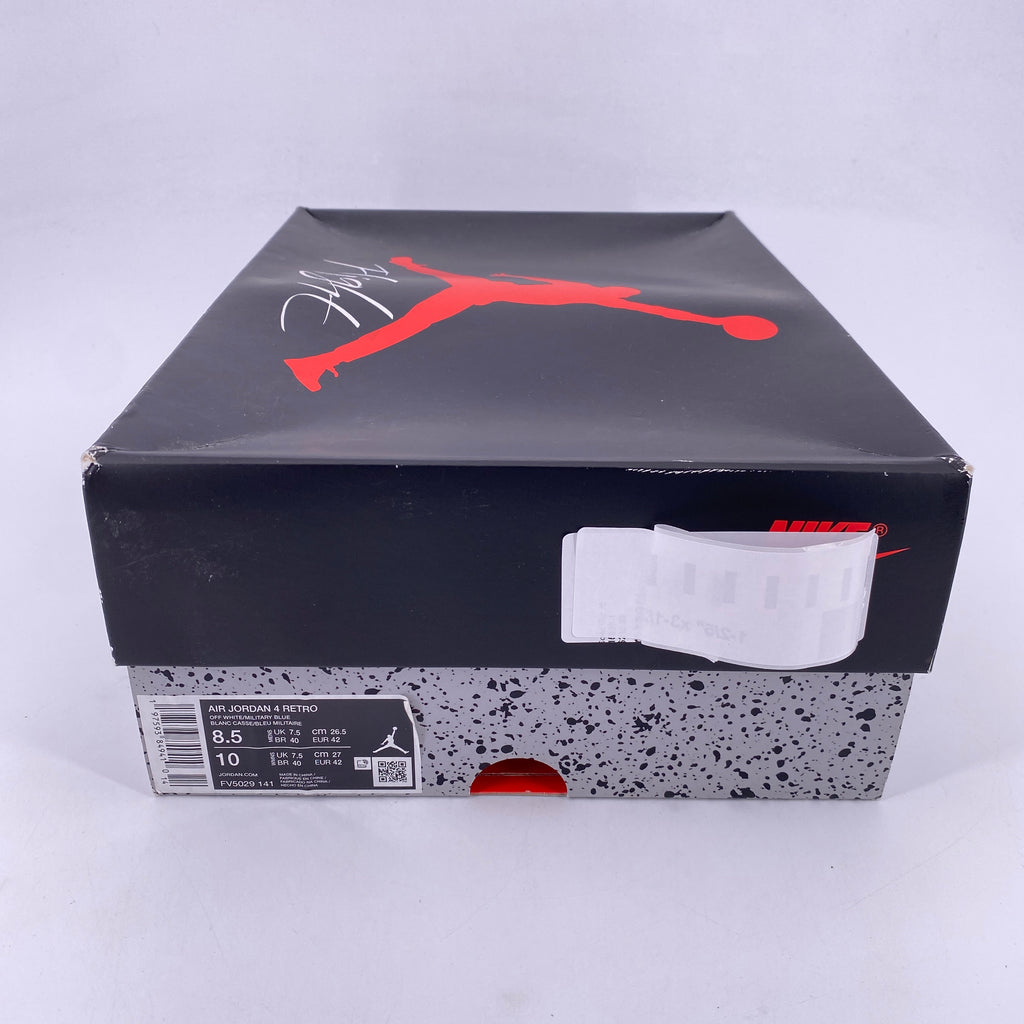 Air Jordan 4 Retro "Military Blue" 2024 New Size 8.5