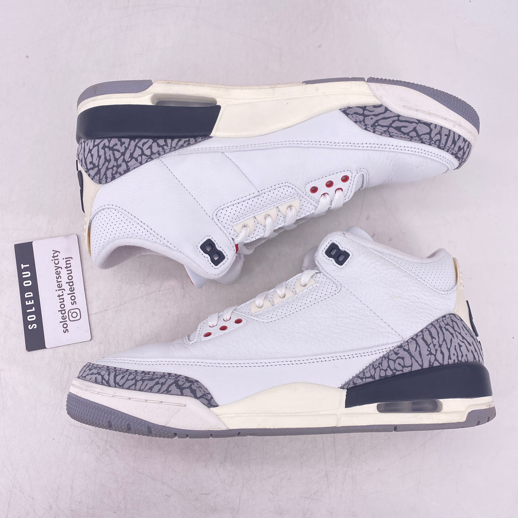 Air Jordan 3 Retro "White Cement Reimagined" 2023 Used Size 10.5