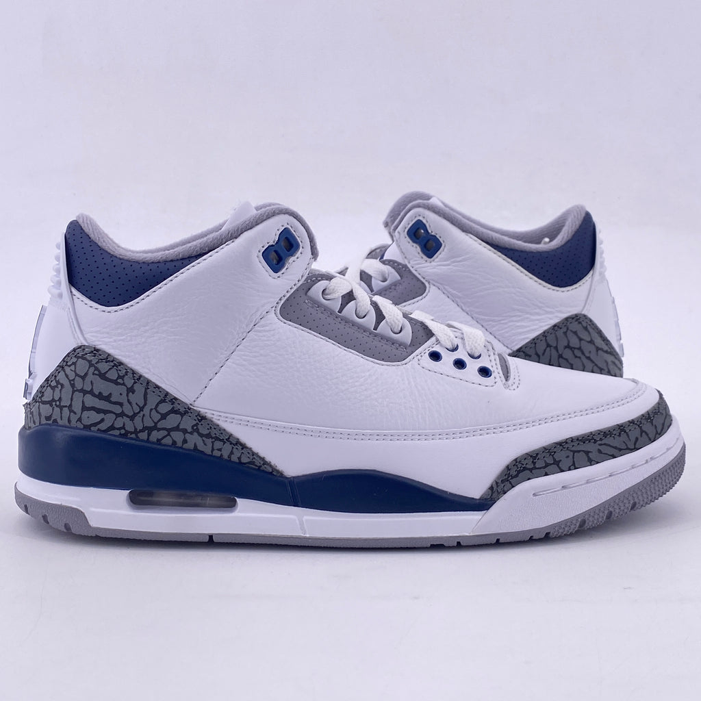 Air Jordan 3 Retro "Midnight Navy" 2023 New Size 8