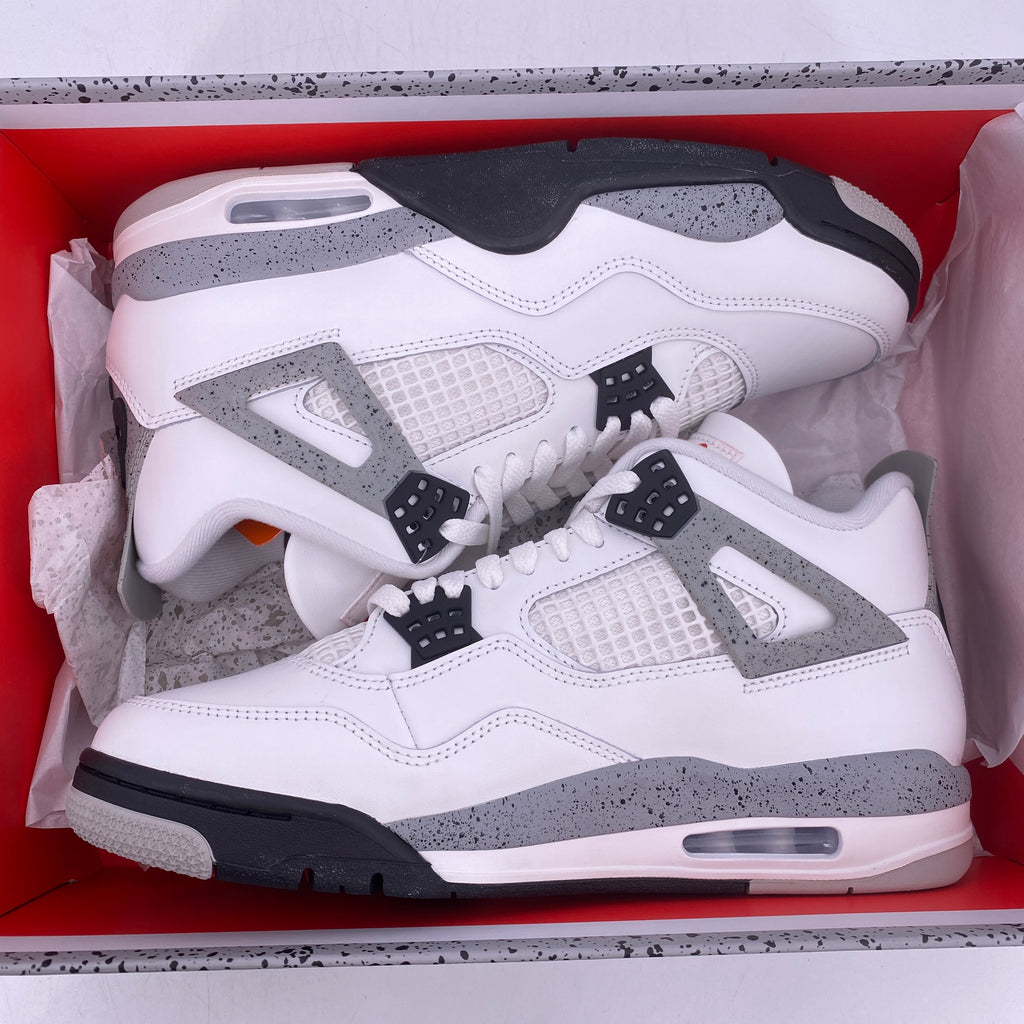 Air Jordan 4 Retro "White Cement" 2025 New Size 10
