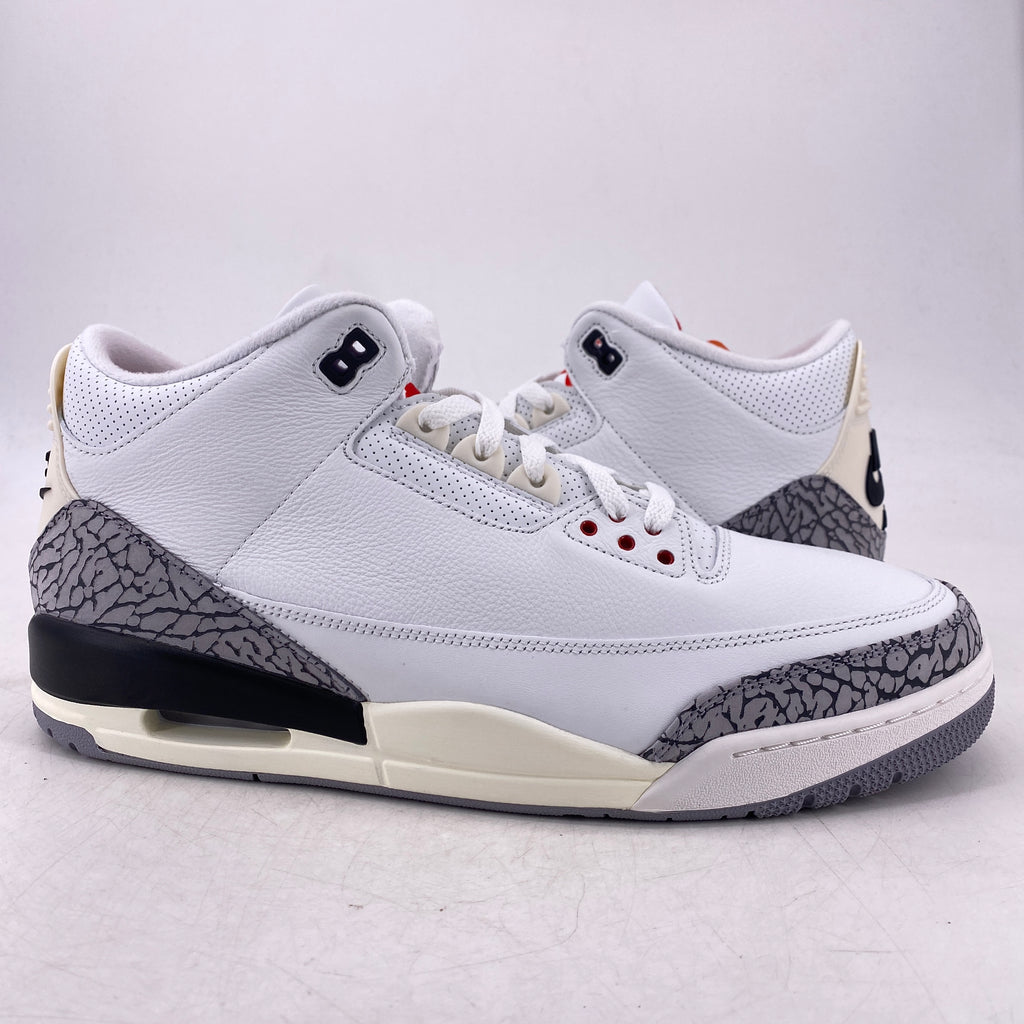 Air Jordan 3 Retro "White Cement" 2023 New Size 14