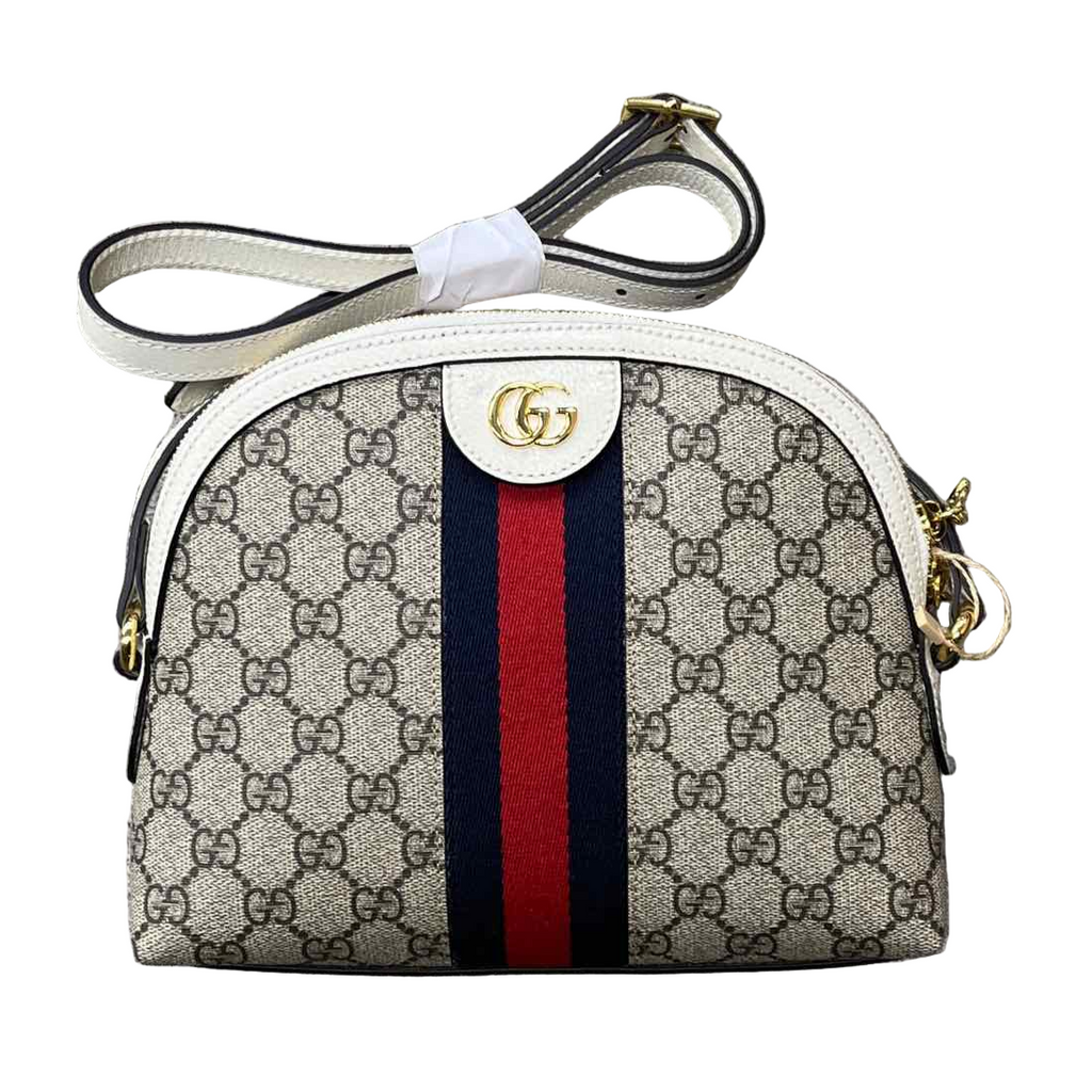 Gucci Shoulder Bag "OPHIDIA SUPREME" New Beige Size S