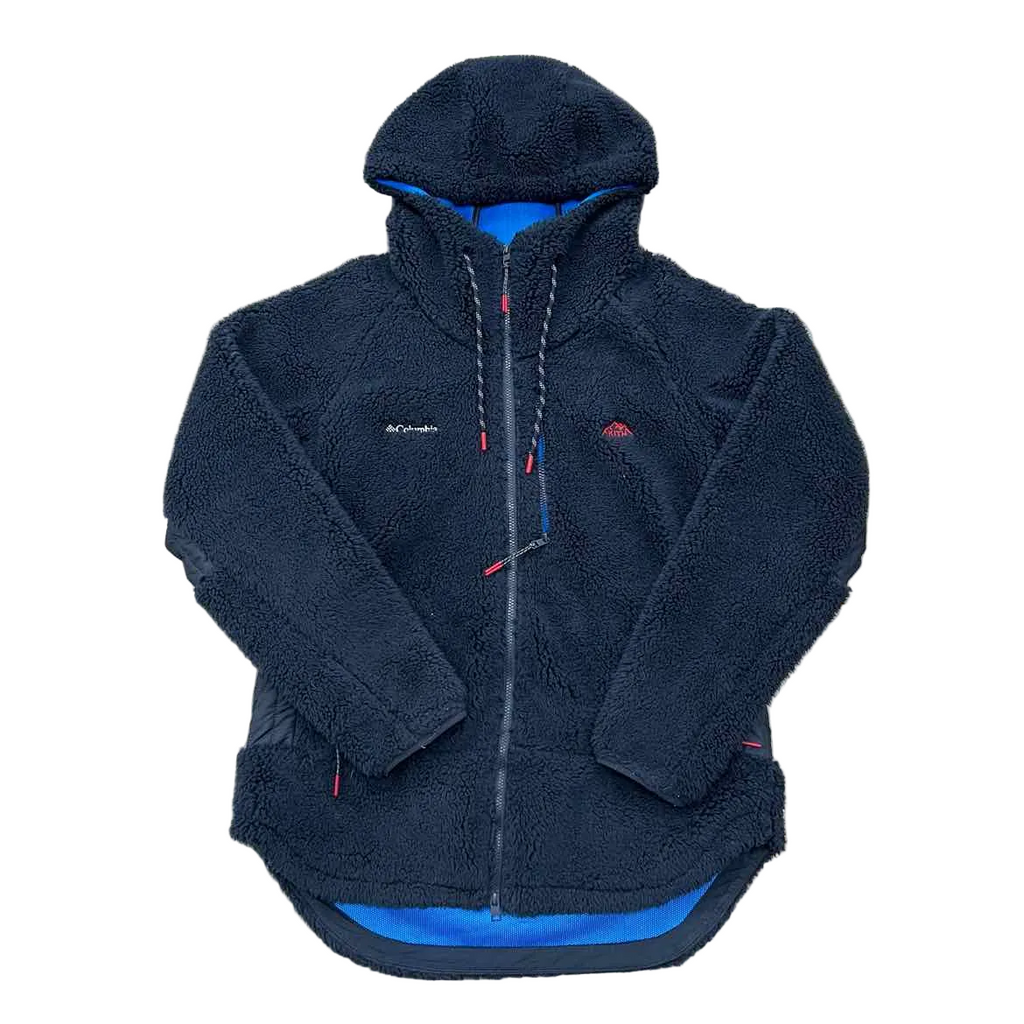 Kith Fleece Jacket "COLUMBIA" Navy Used Size XL