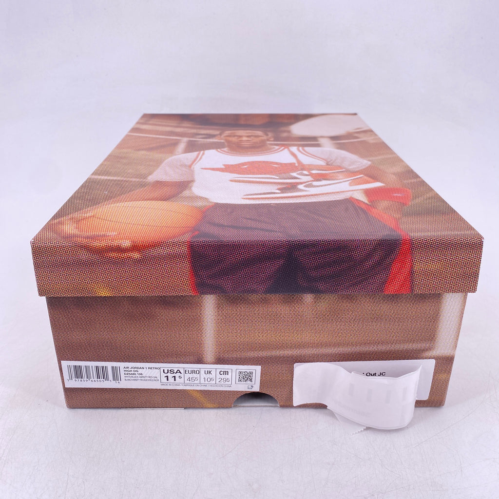 Air Jordan 1 Retro High OG "Black Toe Reimagined" 2025 New Size 11.5