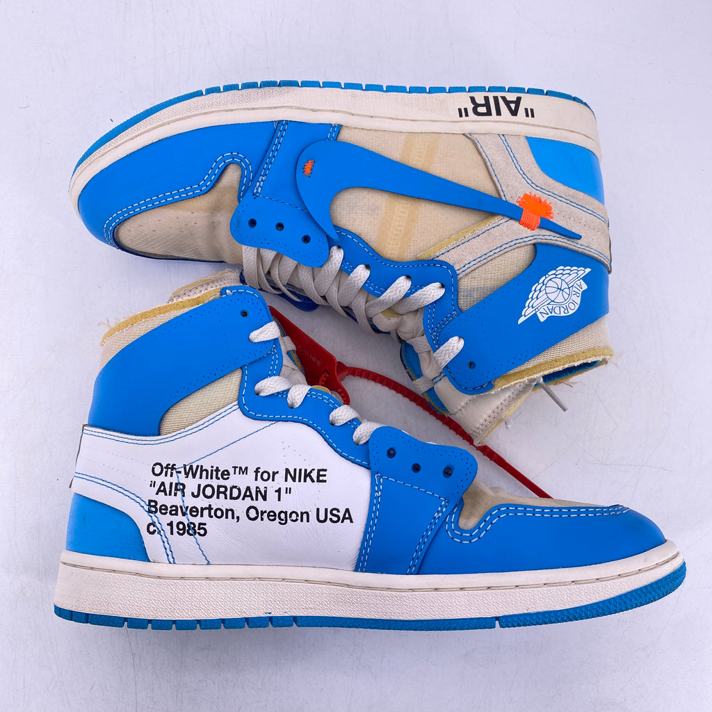 Air Jordan 1 Retro High "Off-White Unc" 2018 Used Size 10