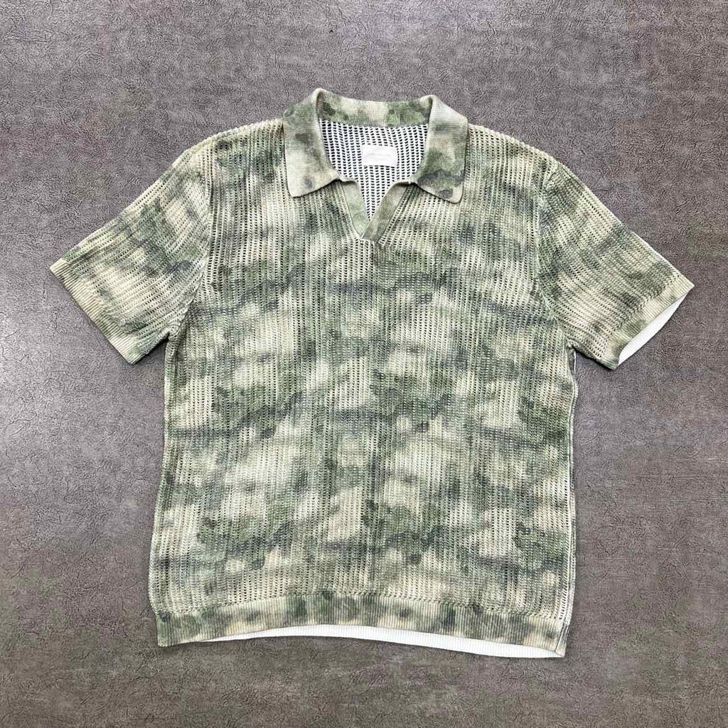 Aime Leon Dore Polo "CAMO" Green Used Size XL