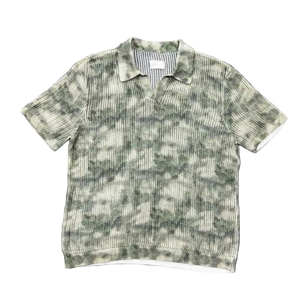 Aime Leon Dore Polo "CAMO" Green Used Size XL