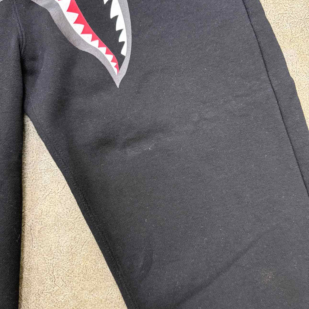 Bape Sweatpants "SHARK" Black Used Size XL Bape