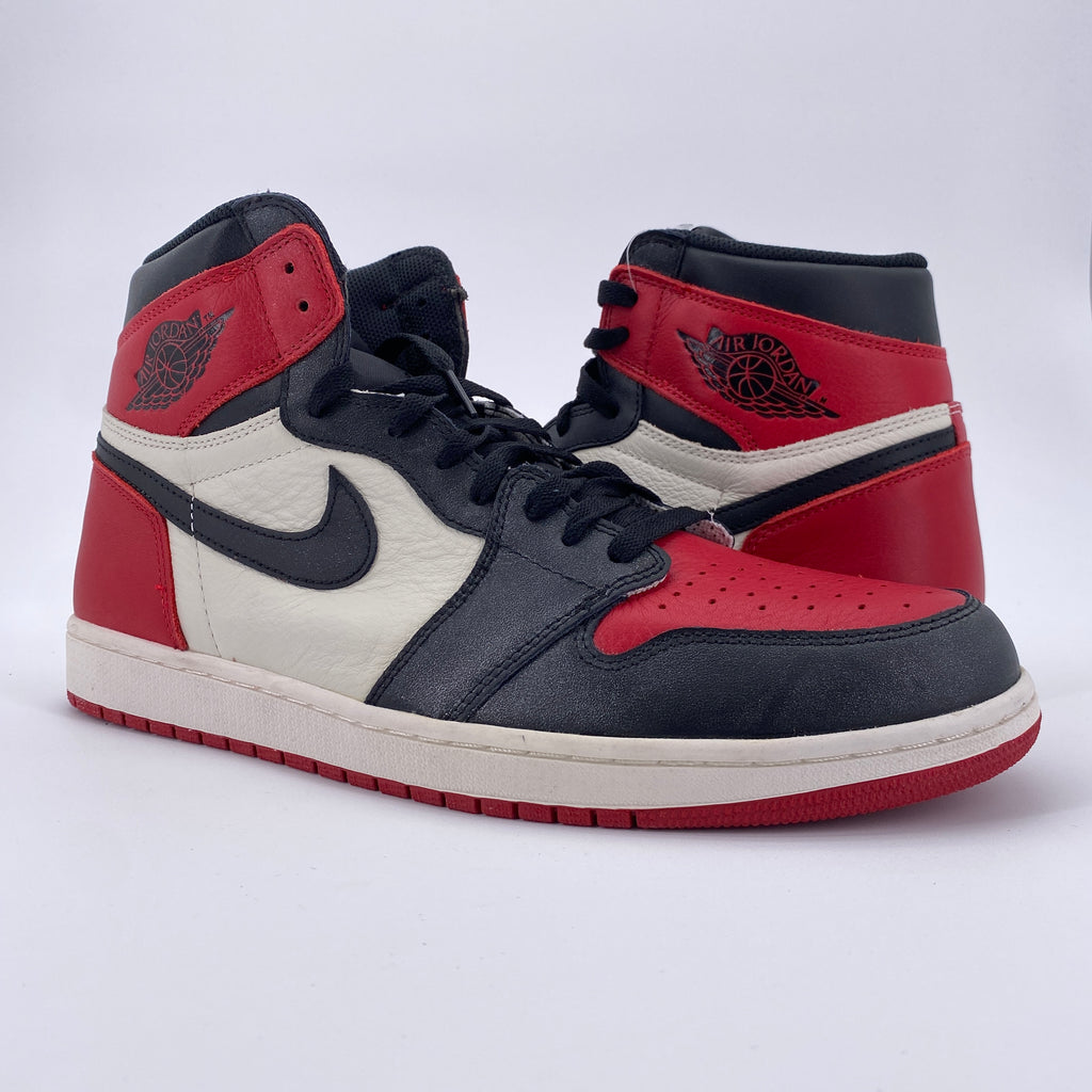 Air Jordan 1 Retro High OG "Bred Toe" 2018 New Size 14