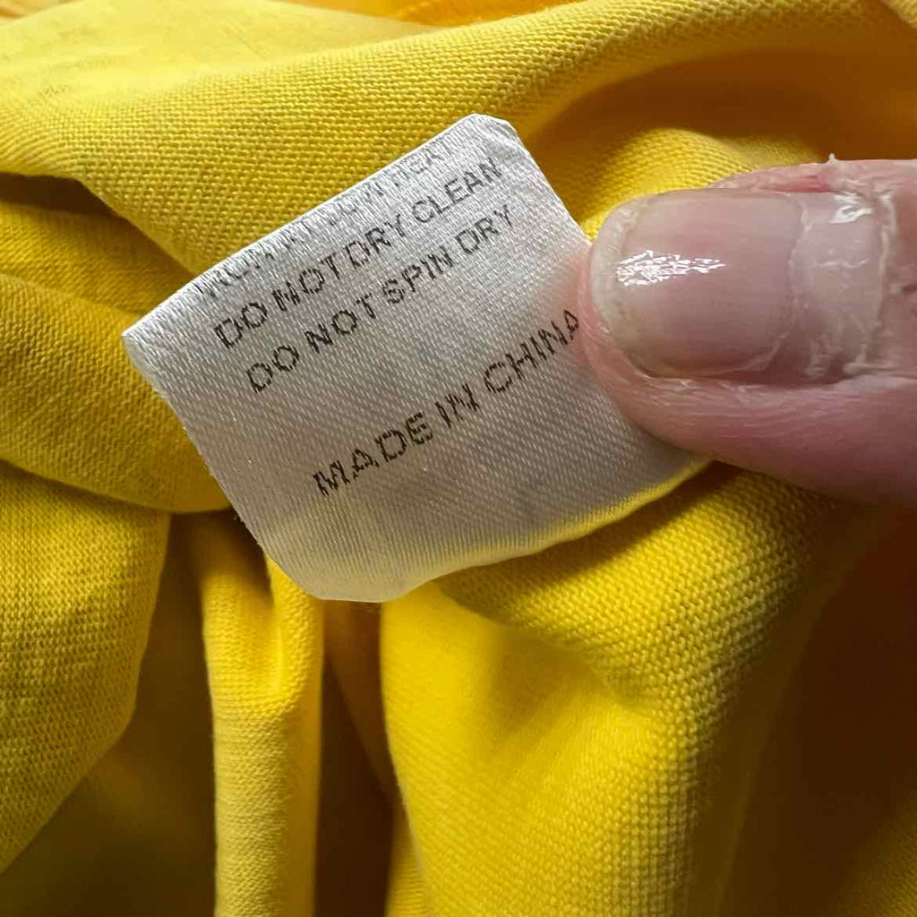 Vale T-Shirt "BLING" Yellow Used Size L