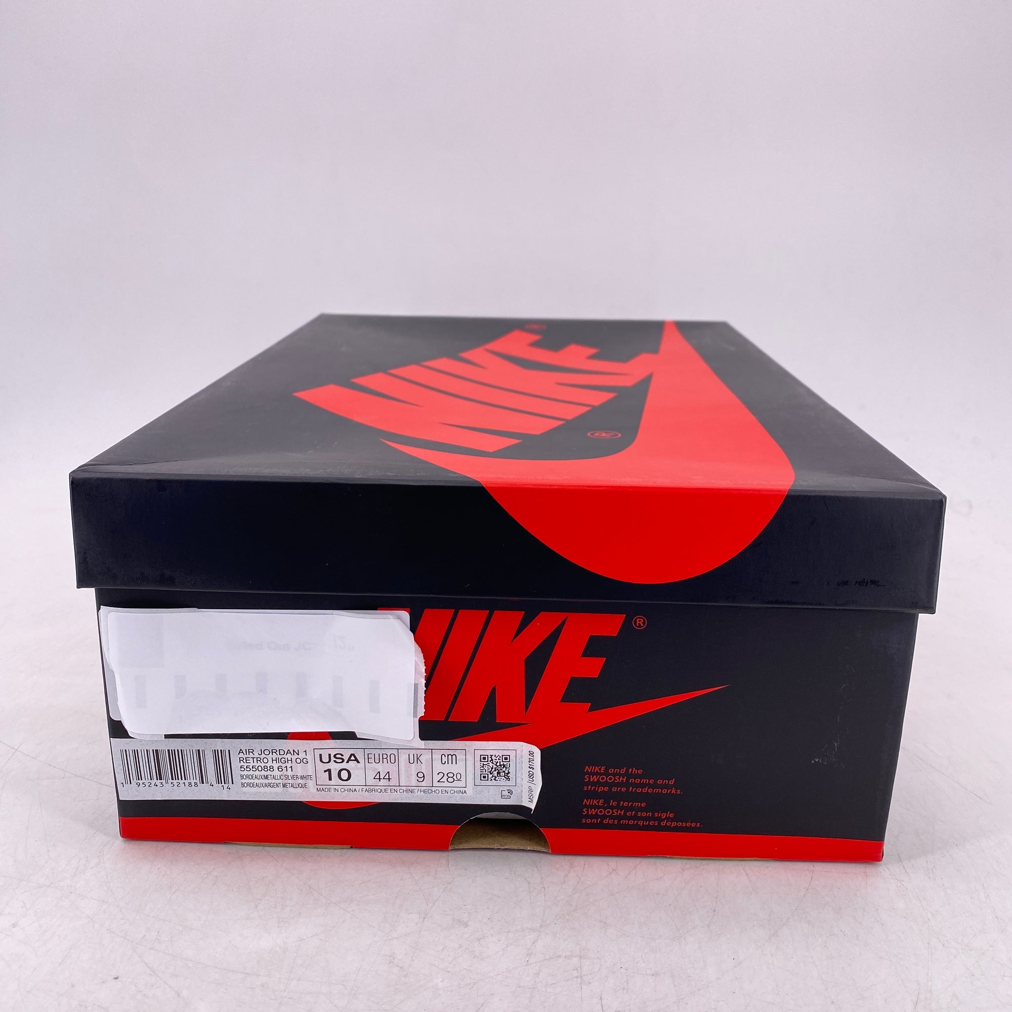 Air Jordan 1 Retro High OG &quot;Bordeaux&quot; 2021 New Size 10