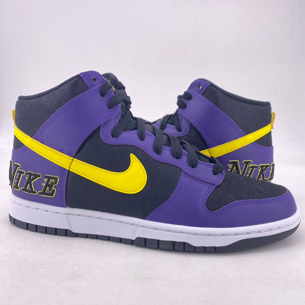 Nike Dunk High PRM "Lakers" 2021 New Size 10.5