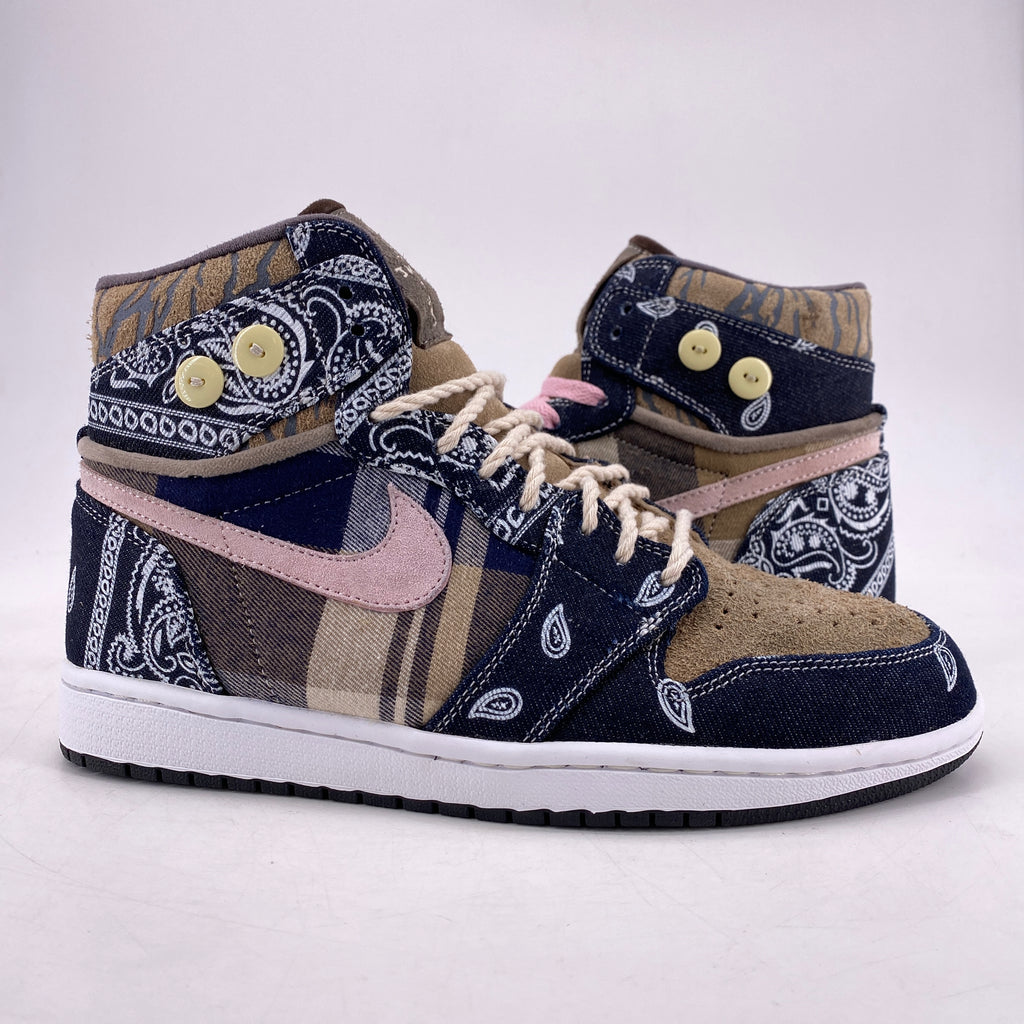 Bespoke High Top "Bandana"  New Size 8