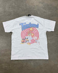 Kith T-Shirt "TUNE SQUAD" White Used Size L