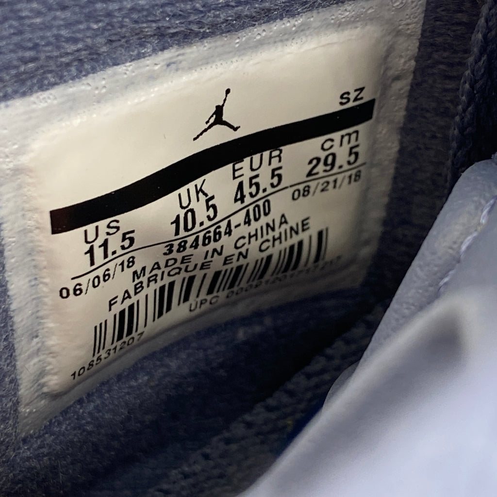Air Jordan 6 Retro "Diffused Blue" 2018 Used Size 11.5
